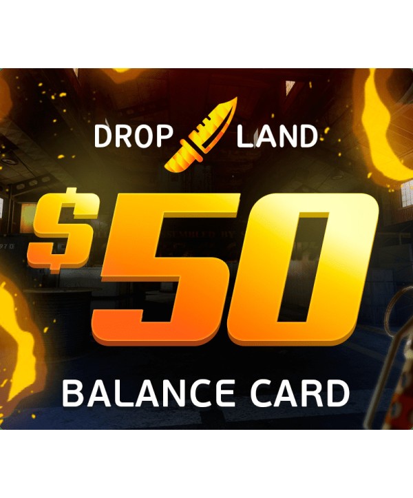 Dropland.net 50 USD Wallet Card Key GLOBAL